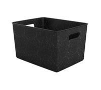 Tatay Baobab - Scatola organizer da 22 l, con manici integrati, colore nero | Baobab Cosmic Night XL - Scatola organizer da 29,4 x 38,5 x 23 cm, in plastica riciclata, senza BPA, manici integrati, nero
