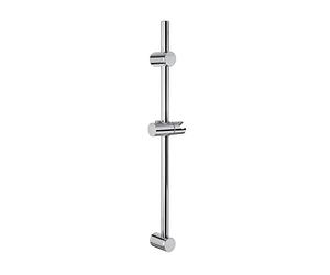 TATAY Barra doccia, supporto superiore regolabile e portasapone regolabile, acciaio inossidabile, cromo, 11,5 x 8,8 x 68,5 cm
