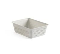 TATAY Bohol - Organizer A6, in polipropilene, senza BPA, 100% plastica riciclata, colore: bianco, dimensioni: 12,5 x 16,5 x 5,5 cm