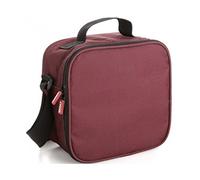 Tatay Urban Food Casual, Borsa Termica Porta Pranzo, 3L Capacità, con 4 Contenitori Alimentari, 2 x 0.5 L, 2 x 0.2 L, senza BPA, Rosso (Borgogna), 22.5 x 10 x 22 cm