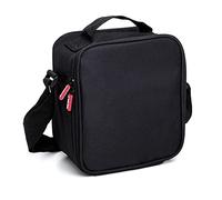 TATAY Borsa Termica Porta Pranzo Impermeabile - Urban Food Casual Glass 3,5L | 2 Contenitori in Vetro 0,57L | Triplo Strato Isolante | Corpo Semirigido | Tasca Interna | 22x12x21,5 cm, Nero