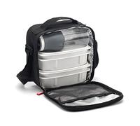 TATAY Borsa Termica Porta Pranzo, 3L Capacità, con 2 Contenitori Alimentari da 0.5L e una Bottiglia Ermetica da 400ml, Senza BPA, Colore Nero, 22.5 x 10 x 22 cm