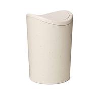 TATAY Cestino Bagno 6L con Coperchio Basculante | Design Compatto e Moderno | Plastica Resistente e Facile da Pulire | Prodotto in Spagna con Capacità 6L | 19 x 19 x 28 cm - Modello Standard - Ecohome