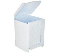 TATAY Olympia-Pattumiera a Pedale da Bagno, 7 l, Polipropilene, Bianco, Taglia Unica