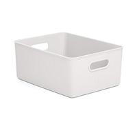 TATAY Cestino Portaoggetti Baobab, 15L di Capacita, Polipropilene, Senza BPA, Bianco, Dimensione 29,4 x 38,5 x 16 cm