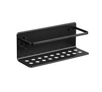 TATAY Cestino rettangolare della Collezione Serenity, en Alluminio, Colore Nero, Dimensioni 30 x 12 x 10 cm