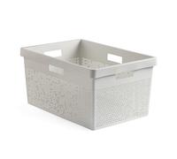 Tatay Cesto portabiancheria Bohol, 40 l, in Polipropilene, Bianco