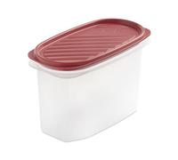 TATAY Contenitore per Alimenti, Ermetico, Capacità 1.2L, Coperchio a scatto flessibile, senza BPA, Adatto al microonde e alla lavastoviglie, Rosso mirtillo. Dimensione: 18,4 x 9,7 x 12,2 cm