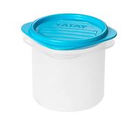 Tatay Contenitore per Alimenti, Ermetico, Capacità 0,3L, Coperchio a scatto flessibile, senza BPA, Adatto al microonde e alla lavastoviglie, Blu. Dimensione: 8,7 x 8,7 x 8,5 cm