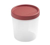 TATAY Contenitore Ermetico per Alimenti, Capacità 1L, Coperchio a Vite, Senza BPA, Adatto al microonde e lavabile in lavastoviglie, Colore Rosso mirtillo. Misure: 12 x 12 x 12,5 cm