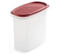 TATAY Contenitore per Alimenti, Ermetico, Capacità 2L, Coperchio a scatto flessibile, senza BPA, Adatto al microonde e alla lavastoviglie, Rosso mirtillo. Dimensione: 18,4 x 9,7 x 17,8 cm