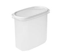 TATAY Contenitore per Alimenti, Ermetico, capacità 2L, Coperchio a Scatto Flessibile, Senza BPA, Adatto al microonde e alla lavastoviglie, Bianco. Dimensione: 18,4 x 9,7 x 17,8 cm