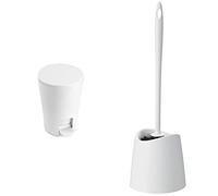 TATAY Diabolo Cestino per Bagno, con Pedala, Capacità di 5 Litri + Scopino per WC