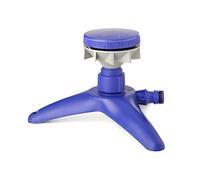 TATAY Irrigatore Rotante con Base Top Line con Capacità di 15 L/min | 90 M² | Connettore Universale | Protezione UV | Facile Installazione, Blu