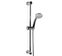 TATAY Kit Doccetta Vanity con Asta e Flessibile 1.5M, 8,5 Cm di Diametro