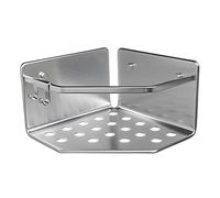 TATAY Mensola Bagno Senza Foratura Mensola Doccia Angolare in Alluminio | Include Viti e Sistema Fissaggio Quick Fix | Resistente all’Umidità | Moderno | 20 x 12 x 20 cm - Modello Serenity - Argentato