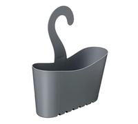 TATAY Portaoggetti da Doccia Plastica, Polipropilene, Cestino Multifunzionale, Grigio, Dimensioni: 25 x 9 x 28 cm