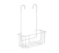 TATAY Porta Sapone per Doccia Appendino Doccia 100% Inossidabile | Resiste Umidità e Corrosione | Installazione Facile Senza Fori | Design Moderno | Pulizia Facile | 28 x 12,5 x 39 cm - Bianco