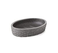TATAY Nest Jabonera, Gris Antracita, 12.6x9.12x2.8 cm