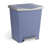 TATAY Millenium - Pattumiera a pedale, 39 x 30 x 33,5 cm, colore blu