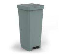 TATAY Pattumiera Cucina con Pedale Smart 40L | Design Compatto e Funzionale | Interni ed Esterni | Per Sacchetti da 30L a 50L | Plastica Riciclata Senza BPA | 33x31x67cm, Verde