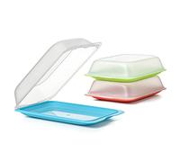 TATAY Porta Affettati per Frigorifero Fresh | 1 Unità Maxi | Contenitore per Alimenti, Impilabile | Adatto a Microonde, Congelatore e Lavastoviglie | Senza BPA, 17x6,2x25,2cm, Colore Casuale