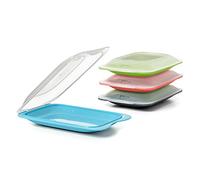 TATAY Contenitori per affettati Fresh MINI, Senza BPA, Riutilizzabile, Impilabile, Lavabile in Lavastoviglie e Adatto al Microonde, Colori Assortiti, 1 unità. Dimensione 12 x 3 x 18 cm
