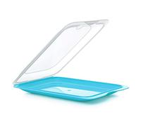 TATAY Porta Affettati per Frigorifero Fresh | 1 Unità Standard | Contenitore per Alimenti, Impilabile | Adatto a Microonde, Congelatore e Lavastoviglie | Senza BPA, 17x3,2x25,2cm, Colore Turchese