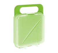 TATAY Porta Sandwich, Senza BPA, Riutilizzabile, Sicuro in Lavastoviglie e Microonde, Congelamento fino a -40º, 1 unità, Lime. Dimensione 14 x 4 x 18 cm