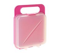 Tatay Porta Sandwich, senza BPA, Riutilizzabile, Sicuro in Lavastoviglie e Microonde, Congelamento fino a -40º, 1 unità, Rosa. Dimensione 14 x 4 x 18 cm