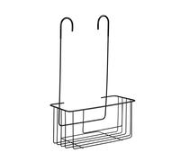 TATAY Porta Sapone per Doccia Appendino Doccia 100% Inossidabile | Resiste Umidità e Corrosione | Installazione Facile Senza Fori | Design Moderno | Pulizia Facile | 28 x 12,5 x 39 cm - Nero