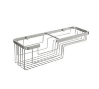 TATAY Porta Sapone per Doccia in Alluminio Rettangolare | Include Viti | Compatibile con Sistema Senza Fori (Quick Fix) | Resistente all’Umidità | Design Moderno | 12 x 11,5 x 37cm - Modello Aluminium