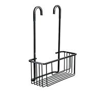 Tatay Estante de Ducha con Colgador Aluminium, 100% Inoxidable, de Aluminio Anodizado, Diseño Moderno, 10 Años de Garantía. Negro. Medidas 28 x 12,8 x 38,5 cm