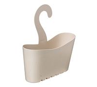 TATAY Portaoggetti da Doccia, Polipropilene, 100% Materiale Riciclato, Cestino Multifunzionale, Beige, Dimensioni: 25 x 9 x 28 cm