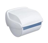 TATAY Portarotolo con coperchio Modello Olympia, in Polypropylene (PP) Colore Bianco Misure 13 x 13.5 cm