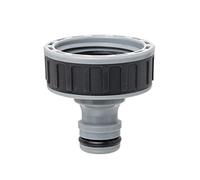 TATAY Raccordo per rubinetto femmina Premium da 33,3 mm | Installazione Semplice | Protezione Solare | Grigio e Nero | Misure: 4,2 x 4,2 x 4,1 cm