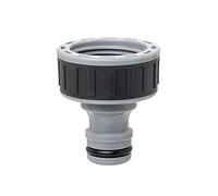 TATAY Raccordo Rubinetto Femmina 3/4" Premium, Connetore Universale, Protezione solare, Installazione facile, Grigio - Nero.