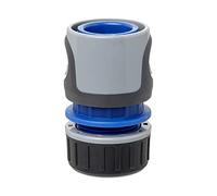TATAY Connettore Rapido per Tubo da Giardino Premium 1/2" (12,5mm) - 5/8" (15mm), Connettore per raccordo universale, Installazione facile, Protezione solare, Grigio - Nero