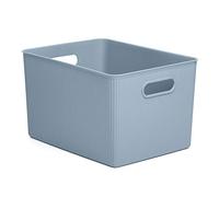TATAY Cestino Portaoggetti Baobab, 22L di Capacita, Polipropilene, Senza BPA, Blu, Dimensione 29,4 x 38,5 x 23 cm