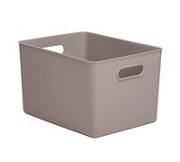 TATAY Cestino Portaoggetti Baobab, 22L di Capacita, Polipropilene, Senza BPA, Tortora, Dimensione 29,4 x 38,5 x 23 cm