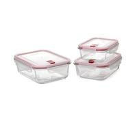 TATAY Set 3 Contenitori per Il Pranzo Cook&Eat Food, Rosso, 23.5 X 18.5 X 14 cm