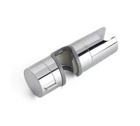 TATAY Supporto Soffione Doccia Regolabile Multiposizione | Compatibilità Universale | Per Barre Ø 20-25 mm | Installazione Rapida Senza Attrezzi | Design Elegante - Cromato