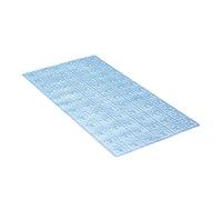 TATAY Tappetino Antiscivolo da Doccia o Vasca, di PVC con Ventose, Resistente a muffe e microbi, antibatterico, Design Barcelona, Blu, Dimensione 72 x 36 cm