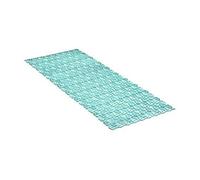 TATAY Tappetino Antiscivolo da Doccia o Vasca, di PVC con Ventose, Resistente a muffe e microbi, antibatterico, Design Pesci, Turchese, Dimensione 97 x 36 cm