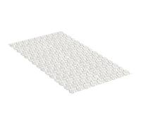 TATAY Tappetino Antiscivolo da Doccia o Vasca, di PVC con Ventose, Resistente a muffe e microbi, antibatterico, Design Pesci, Bianco Pergamo, Dimensione 72 x 36 cm