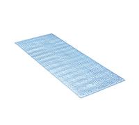 TATAY Tappetino Antiscivolo da Doccia o Vasca, di PVC con Ventose, Resistente a muffe e microbi, antibatterico, Design Barcelona, Blu, Dimensione 96 x 36 cm