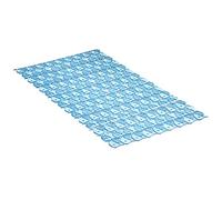 TATAY Tappetino Antiscivolo da Doccia o Vasca, di PVC con Ventose, Resistente a muffe e microbi, antibatterico, Design Pesci, Blu, Dimensione 72 x 36 cm (5510200)