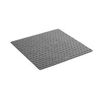 TATAY Tappetino Antiscivolo da Doccia o Vasca, Gomma SBS - TP con 120 ventose, Quadrato, Design a Diamante, Grigio. Dimensione 54 x 54 cm
