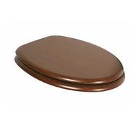 Tatay 4402200 Asiento y tapa para inodoro, MDF, Marrón, 37.4 x 5.7 x 47.5 cm