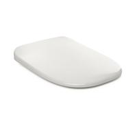 TATAY Tavoletta WC in Duroplast Compatibile con Dama Retro | Chiusura Rallentata | Sgancio Rapido e Pulizia Facile | Alta Resistenza e Antibatterico | Forma Quadrata - Modello LDY+ - Bianco